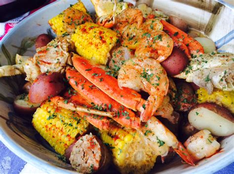 seafood cron meal recipe.